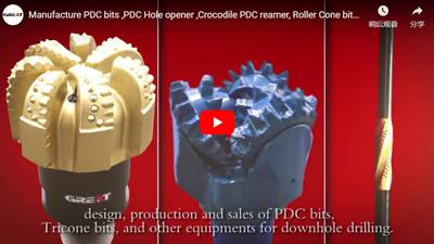 Herstellung PDC Bits, PDC Lochöffner, Krokodil PDC Reiber, Roller Cone Bits