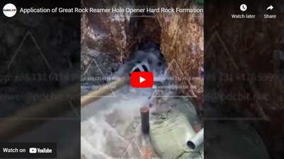Anwendung von Great Rock Reamer Hole Opener Hard Rock Formation